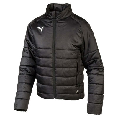 

Puma Liga Padded Full Zip Jacket Boys Черная повседневная спортивная верхняя одежда для мальчиков 655625-03, Черный, Puma Liga Padded Full Zip Jacket