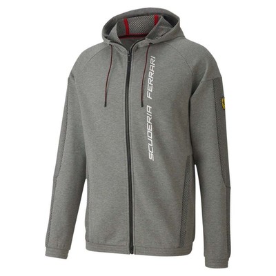 

Puma Ferrari Race FullZip Толстовка с капюшоном мужская Размер  Повседневная спортивная одежда, Grey, Puma Ferrari Race FullZip Hooded Sweat Jacket