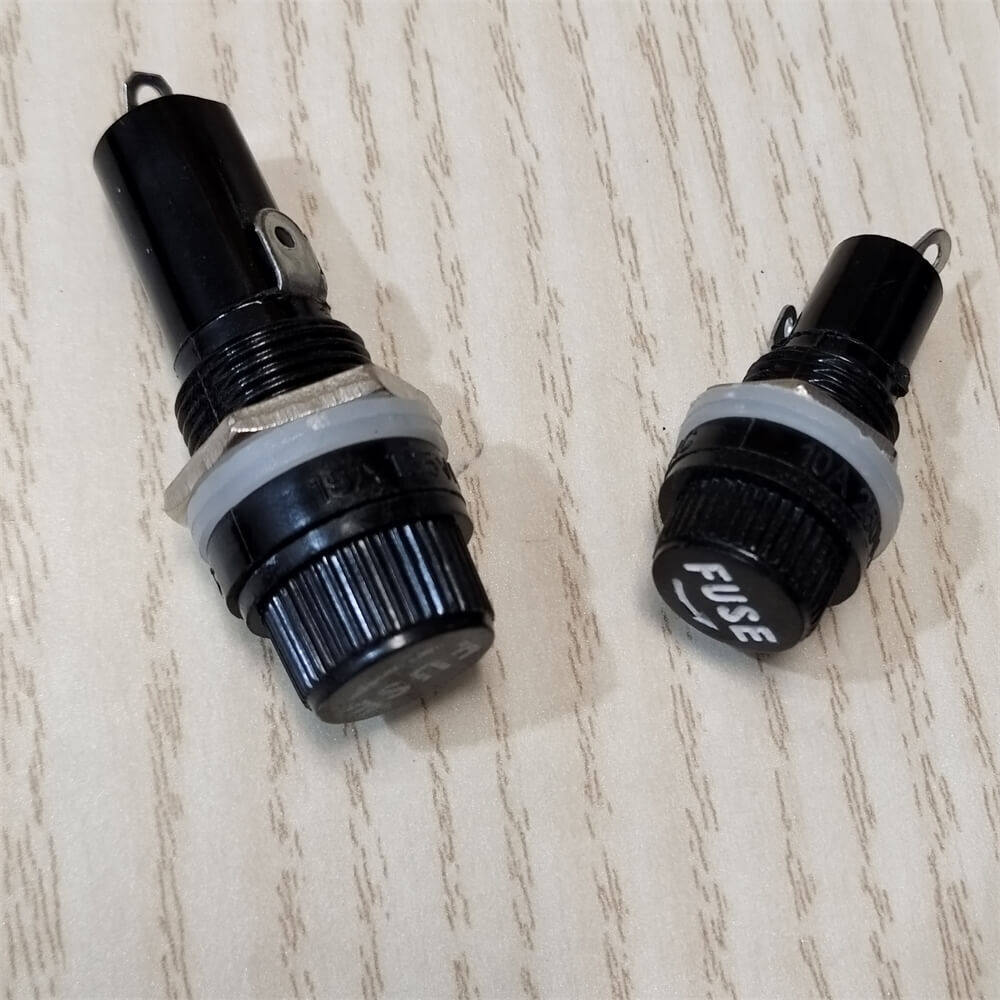 5x20mm 6x30mm Quick Blow Fast Acting Glass Fuses Panel Mounted Screw Fuse Holder