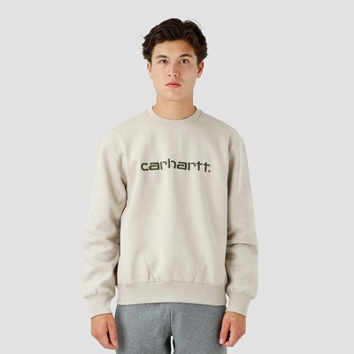 Carhartt WIP Logo Crewneck Мужские настенные/кипрские