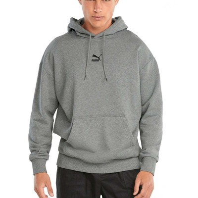 

Puma Classics Oversized Pullover Hoodie Mens Grey Casual Outerwear 532138-03