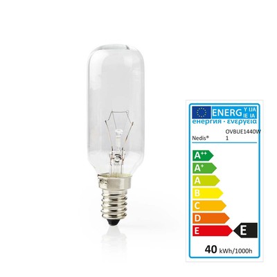 Ofenlampe E14 40W Ofen Lampe Leuchte Leuchtmittel Backofen Beleuchtung - 240 V