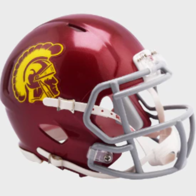 USC Trojans NCAA Mini Speed Football Helmet - NCAA.