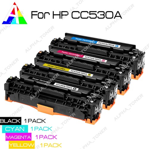 3PK CC531A CC532A CC533A Toner For HP 304A Color LaserJet CP2025dn CM2320nf MFP