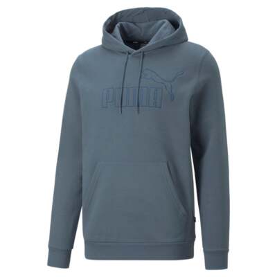 

Мужская серая повседневная верхняя одежда Puma Essentials Elevated Pullover Hoodie 84988818, Grey