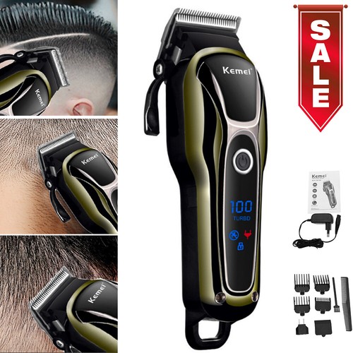 Electric Men Hair Clipper Shaver Beard Trimmer Cutter Cordless