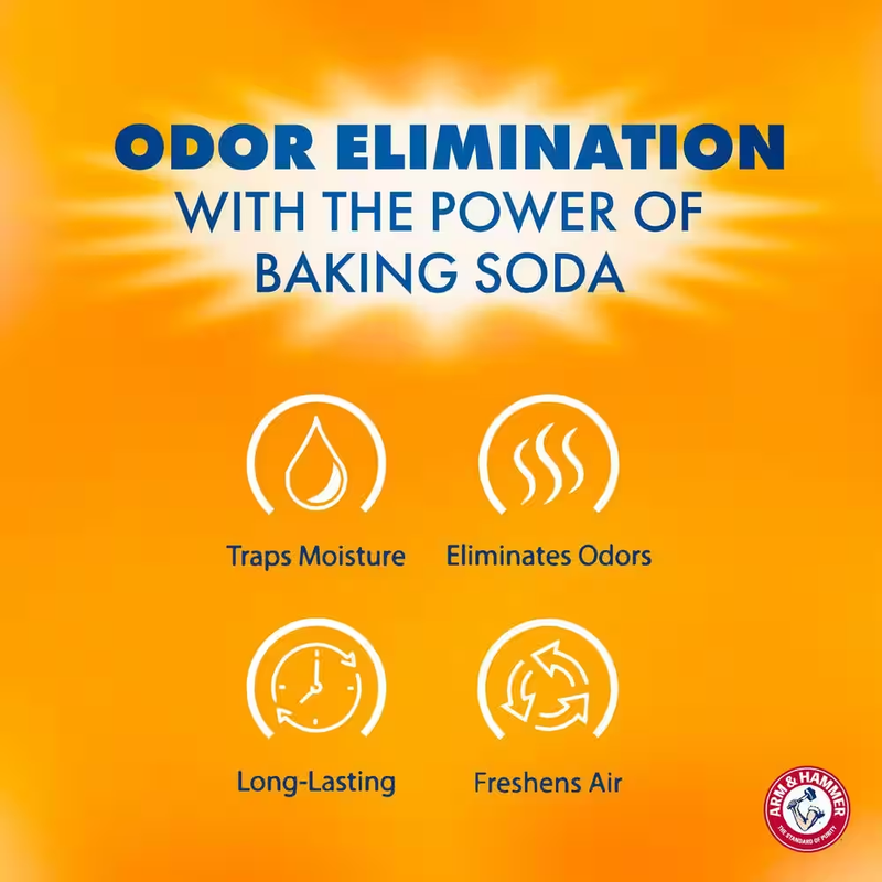 (3-Pack) 16 Oz. Moisture Absorber Odor Eliminator Hanging Bags Arm And Hammer