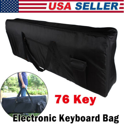 76-Key Keyboard Electric Piano Padded Case Gig Bag Oxford Cloth For Casio Yamaha