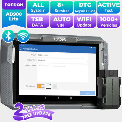 TOPDON ArtiDiag900 Lite OBD2 Scanner Bi-directional Full System Diagnostic Tool