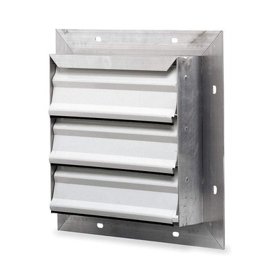 DAYTON 3C310 Shutter,Wall,36 In,SGL Pannel,White Alum 3C310