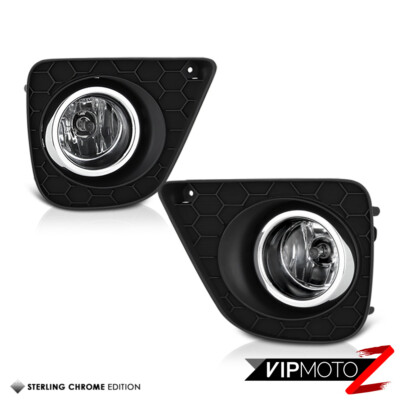 [FACTORY STYLE] For 13-15 Honda Accord Coupe 2D ''EURO'' Clear Fog Light Assembly