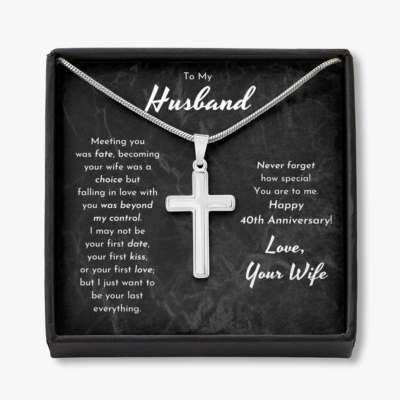 Gifts for a man's 40th wedding anniversary sales