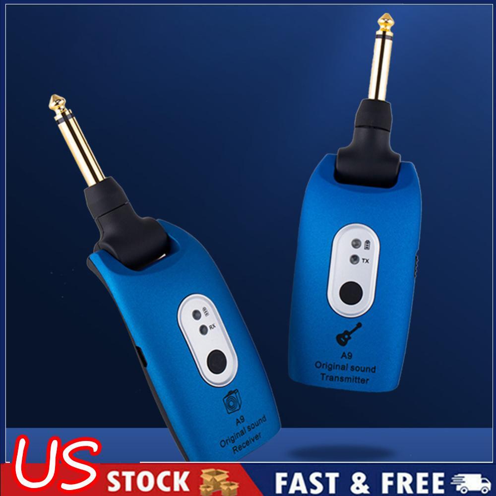 2.4GHz Guitar Wireless System Transmitter Adjustable for Electric Drum Violin