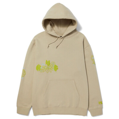 HUF Buddy Bloom Pullover Hoodie Men бежевый