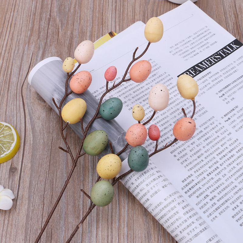 Decoration Easter Decoration Diy Painting Egg Tree Branches