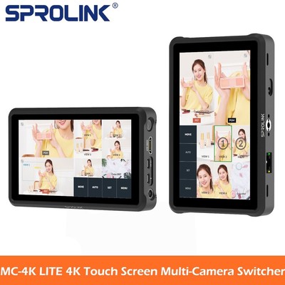 SPROLINK MC-4K Lite 5.5 Inch Touch Screen Virtual Multi-Camera Video Switcher