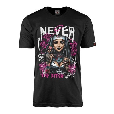 BadGirl Rockabella 50erJahre Retro Never Die Wear T -Shirt  #46112