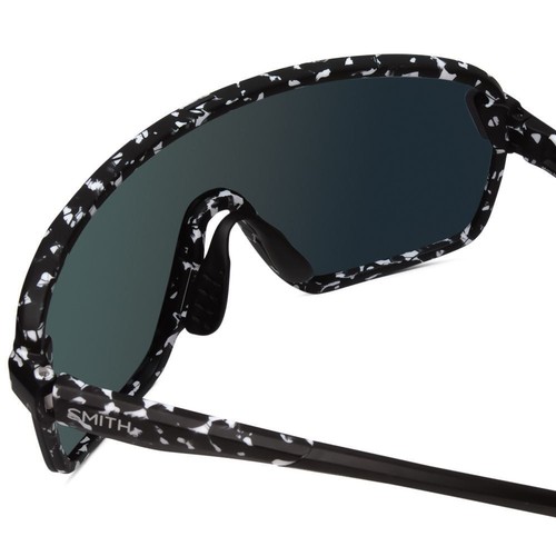 Pre-owned Smith Bobcat .5-rimless Sunglasses Black Marble Tortoise/cp Violet Mirror+clear