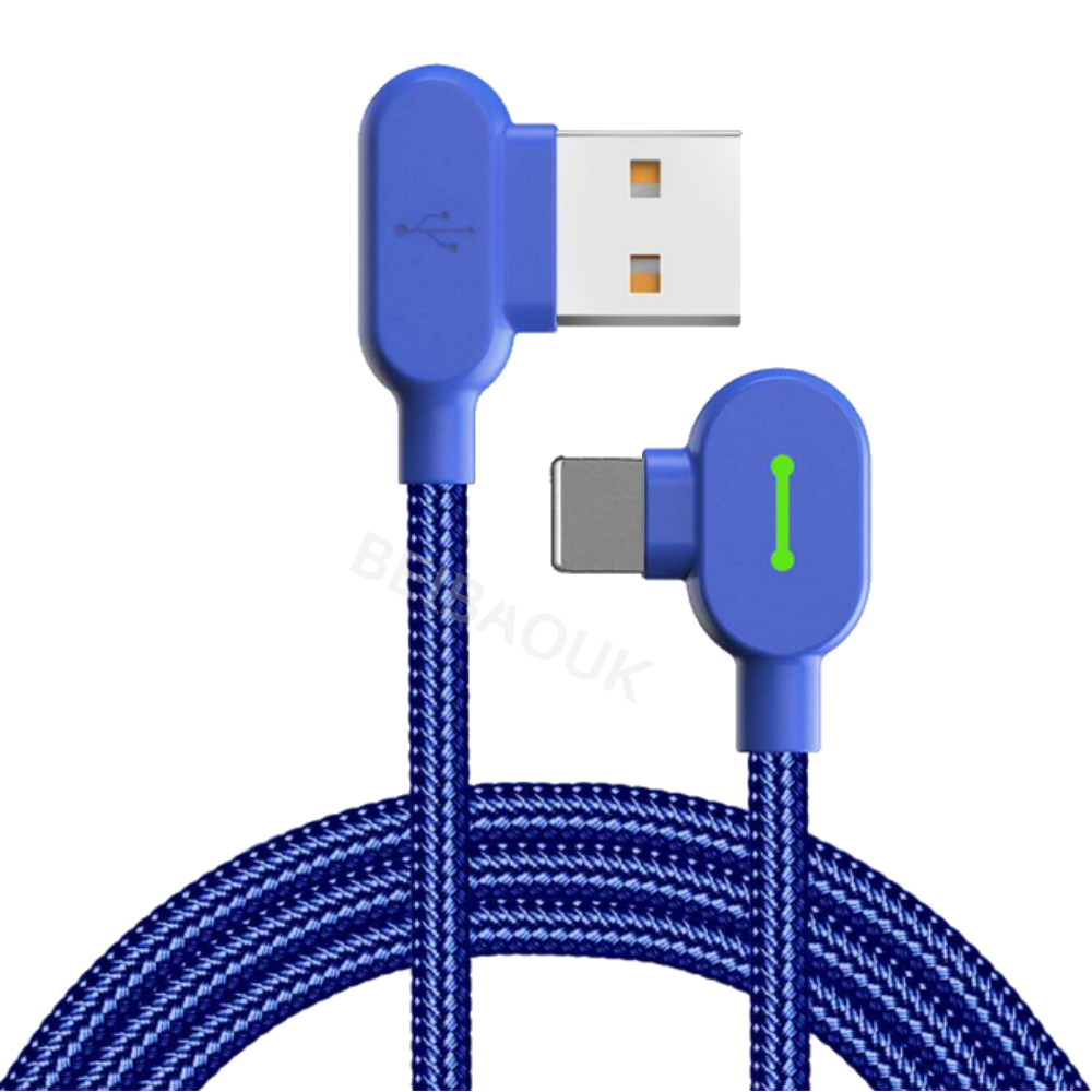 3 Pack Mcdodo 90 Degree USB Cable Lot LED Fast Charge Data For iPhone Charger SE