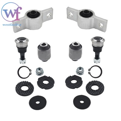 4 FRONT LOWER CONTROL ARM BUSHING 2 BALL JOINT FOR NISSAN ELGRAND 03-10