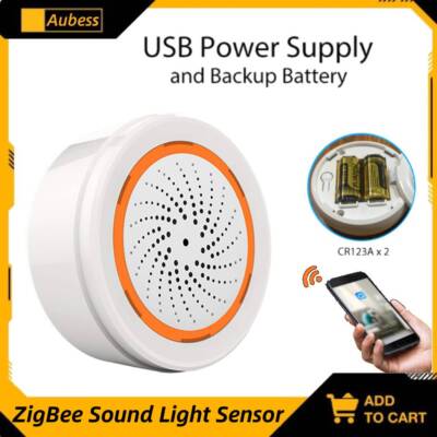 NEO Tuya ZigBee Sound Light Sensor Wireless Alarms Safe for Smart Life