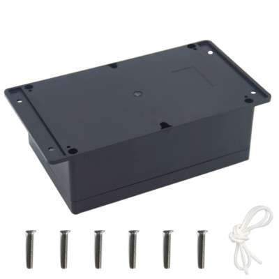 Waterproof Black Plastic Project Enclosure DIY Electrical Junction Box Dustproof