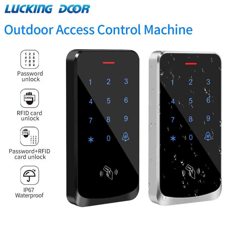 IP68 Waterproof Touch Backlight Access Control Keyboard RFID 125KHz EM Outdoor
