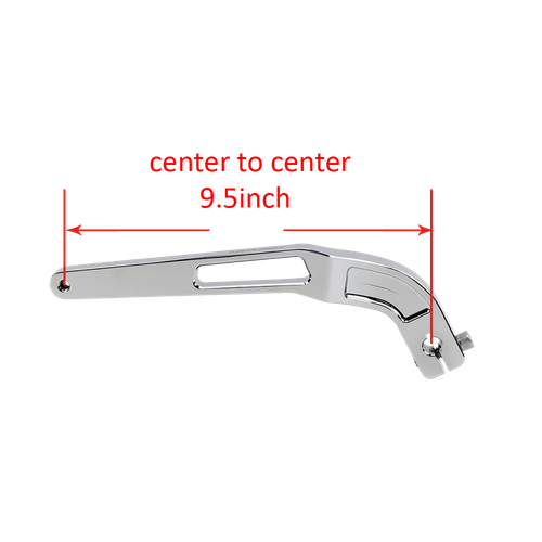 9" Chrome Left Shift Lever for Harley Softail Standard Street Bob Low Rider/S