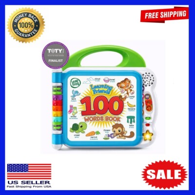 Leapfrog Learning Friends 100 Words Bilingual Electronic Book for Toddlers, Teac