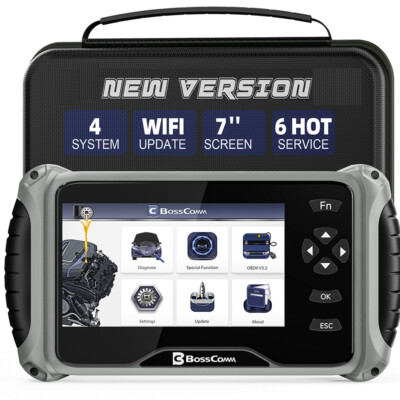 Check Engine Transmission ABS SRS Code Reader OBD2 Scanner Car Diagnostic Tool