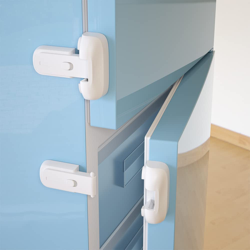 2 Pcs Baby Safety Fridge Lock Child Proof Refrigerator Freezer Door Lock Protect