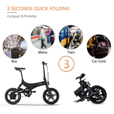 Onebot S6 Elektro Fahrrad 16 zoll Mountainbike EBike 25kmh 250W Klapprad DEU