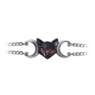 Alchemy Gothic Worshipping Bastet Pewter Bracelet BRAND NEW