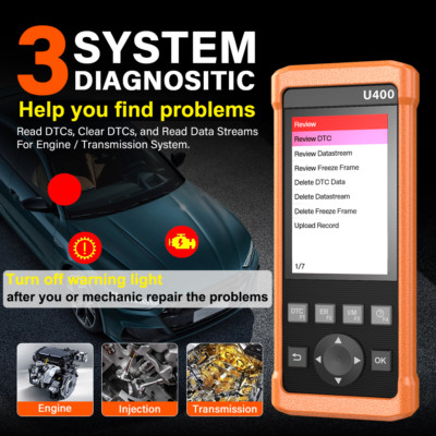 Automotive OBD2 Scanner Code Reader Check Engine Fault Car Diagnostic Scan Tool