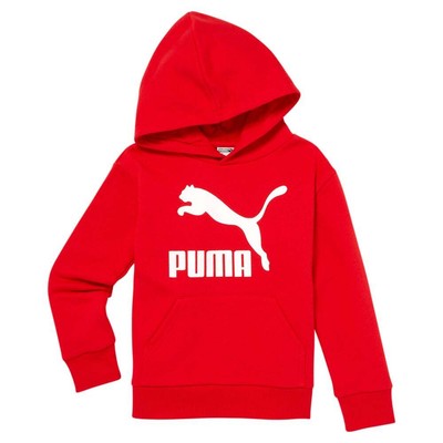 Puma Hoops Hooks Pack Ctn Fleece Pullover Hoodie Boys Размер 5 Повседневная верхняя одежда 8