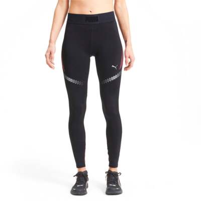 

Леггинсы Puma Runner Id Athletic женские черные спортивные повседневные 519354-02, Черный, Puma Runner Id Athletic Leggings