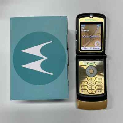 Motorola Razr V3i Dolce Gabbnna (Limited Edition) Unlocked Flip Mobile Phone