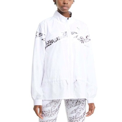

Puma Untmd Woven Full Zip Jacket Womens Size  Повседневная спортивная верхняя одежда 520241, Белый, Puma Untmd Woven Full-Zip Jacket