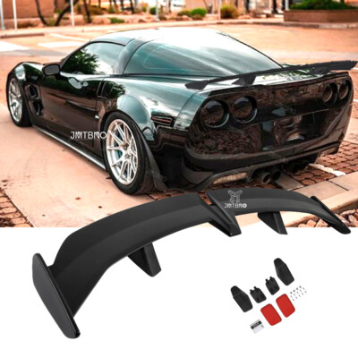 No-Drill PRO Style 55''Rear Trunk Spoiler Wing Drill-Free For Chevy Corvette C5 