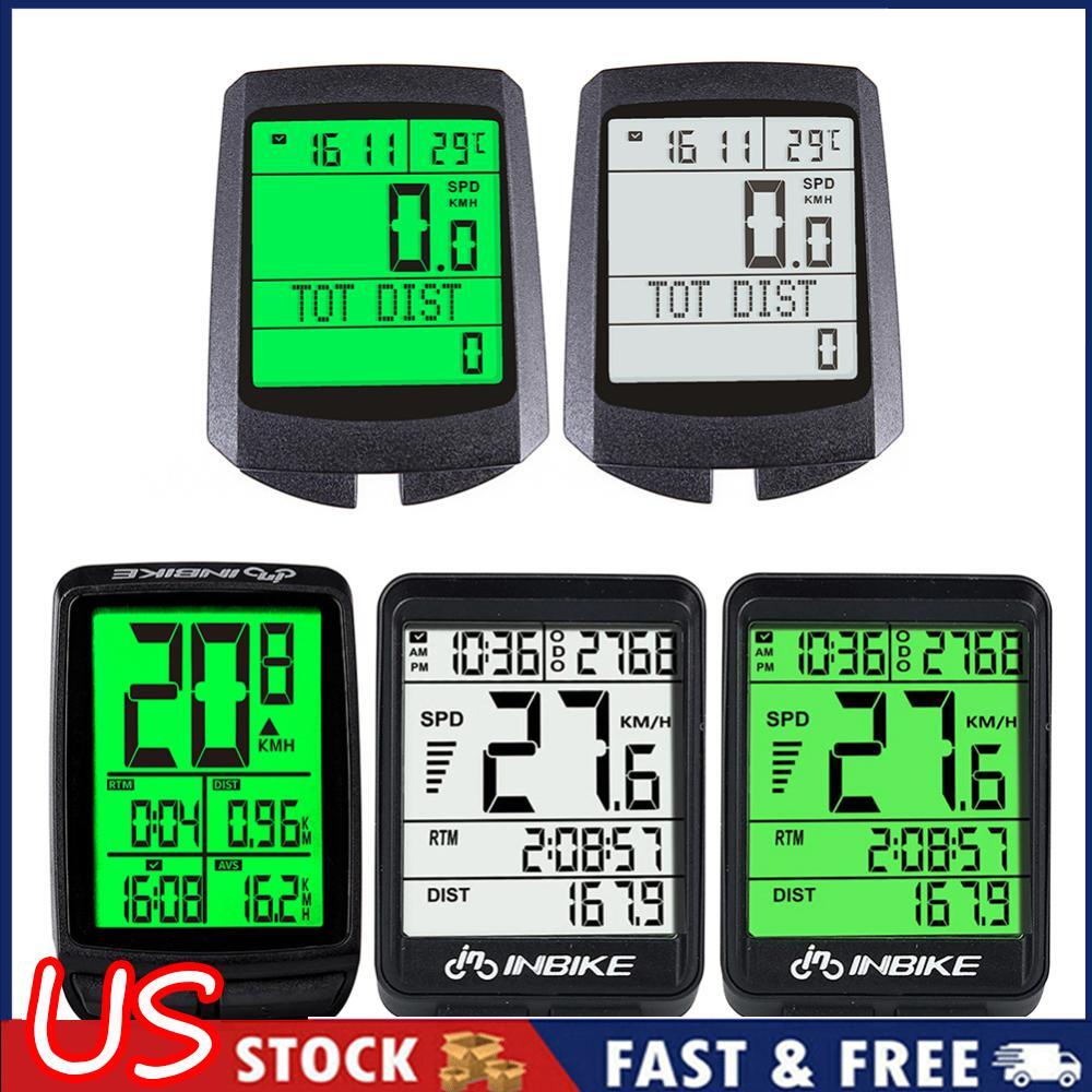 INBIKE Waterproof Bicycle Odometer Wireless Mountain MTB Road Bike Cycling