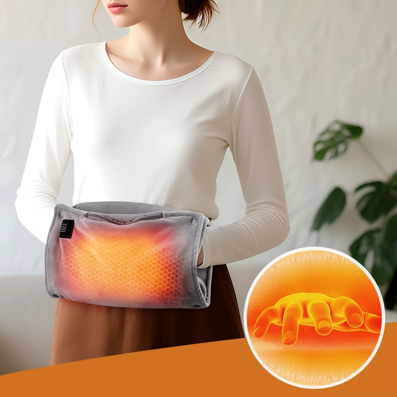 Portable Graphene Hand Warmer Thermostat Soft Heating Pad Winter Electric USB Wa