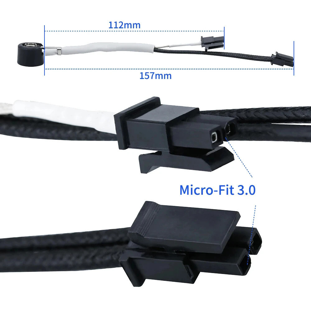 Extruder Assembly Nozzle Hotend Kit for Anycubic E3D REVO V6 3D Printer 24V 40W