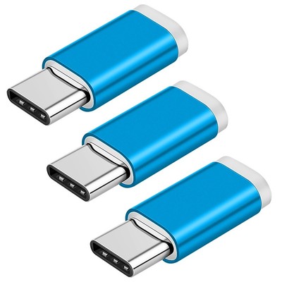 High Reliable 100% Brand New UPGRADE Portable Durable 3x Micro to Type C Adaptor