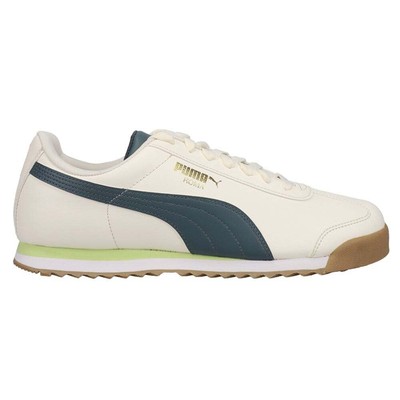 Мужские кроссовки Puma Roma Basic + Lace Up Off White Повседневная обувь 369571-38