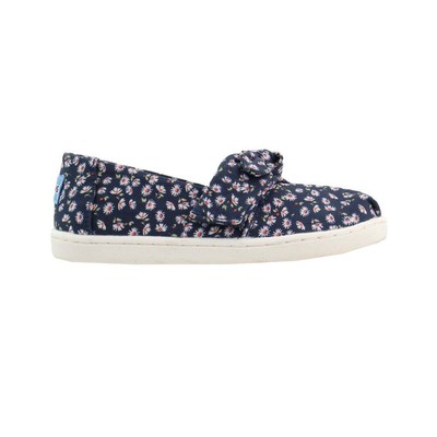 

TOMS Alpargata Детские синие кроссовки без шнурков Повседневная обувь для девочек 10011443, Синий, TOMS Alpargata Slip On Kids