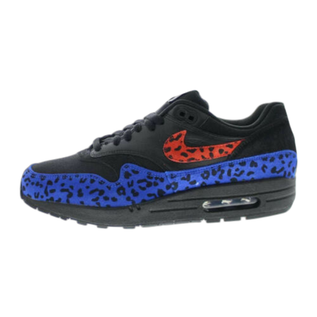 Red and Blue Nike Air Max 1 Sneakers