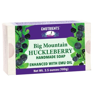 Мыло Montana Emu Ranch Co. Mountain Huckleberry, брусок на 3,5 унции