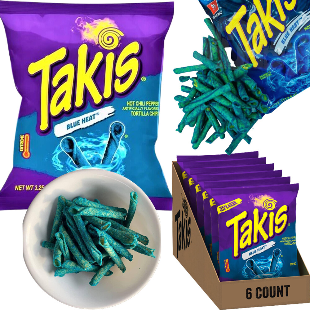 ■訳あり2■スナック菓子 Takis Blue Heat 280g×10袋 2x Bags Takis Blue Heat Hot Chili Pepper Tortilla Chips