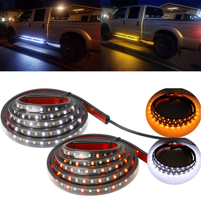 60" Running Board LED Light Strip Bar Side Step Door Marker For Ford F-150 F-250