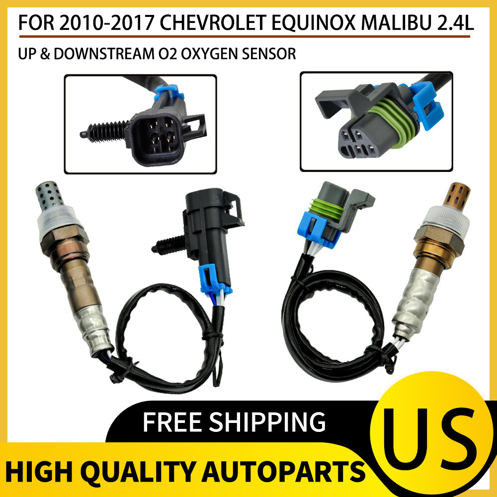 For 10-17 Chevrolet 1 234-4242 Upstream & 1 234-4251 Downstream O2 Oxygen Sensor
